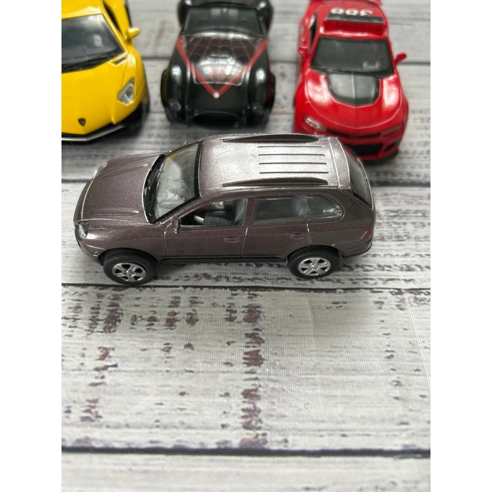 Diecast Toy Car Lot Kids Lamborghini Spider Camero Light Up 4pc